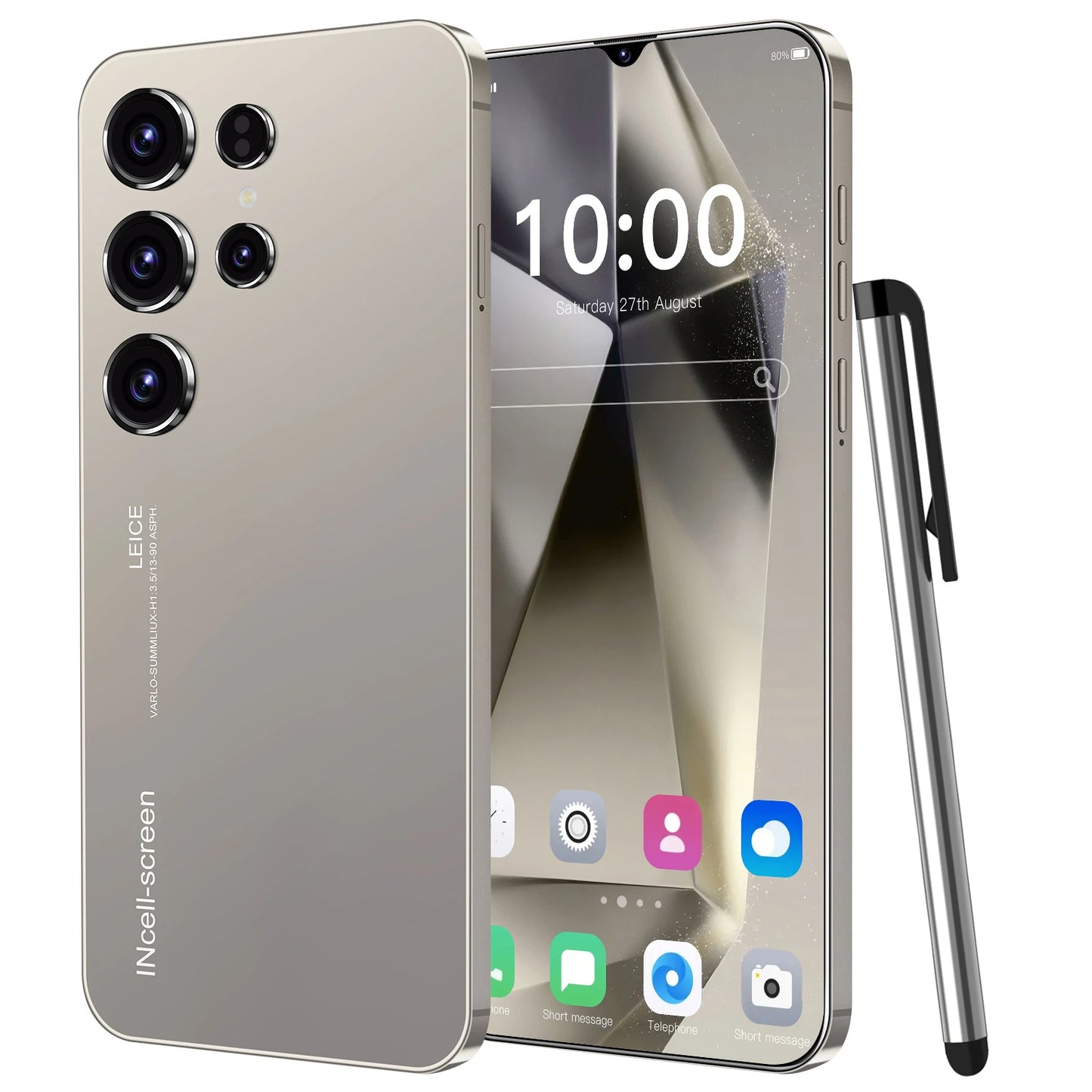 Smartphone S25 Ultra 6,8 Pouces — Écran AMOLED 120Hz, 5G, 16Go RAM, 1To Storage, Double SIM, Charge Rapide 65W