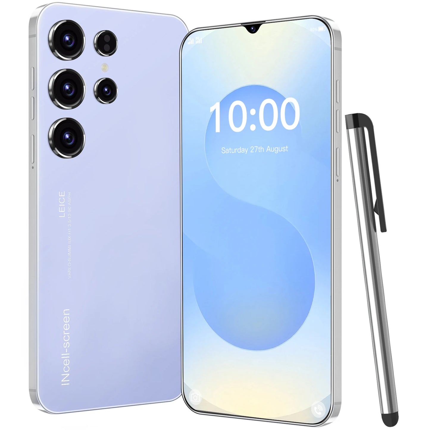 Smartphone S25 Ultra 6,8 Pouces — Écran AMOLED 120Hz, 5G, 16Go RAM, 1To Storage, Double SIM, Charge Rapide 65W