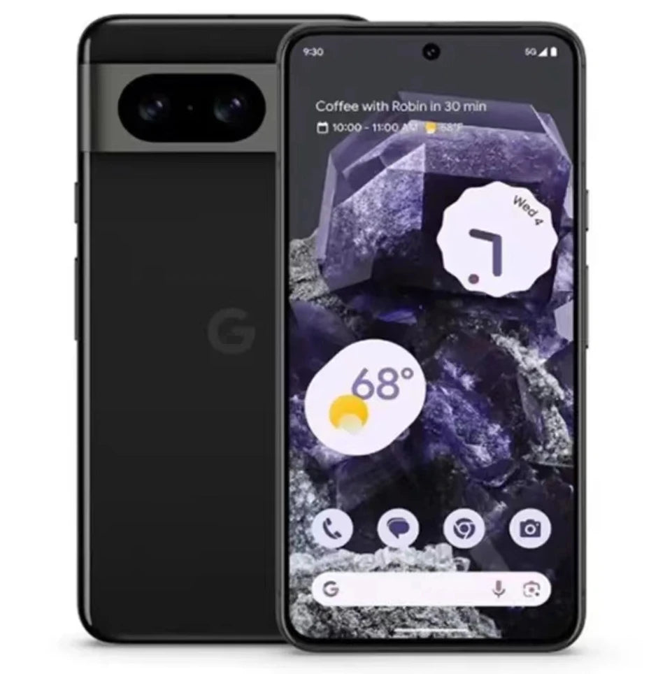 Smartphone Débloqué 8/8pro Version US — Processeur Octa Core, 128G/256G, AMOLED 120Hz, 5G, Android 13, Appareil Photo 64MP