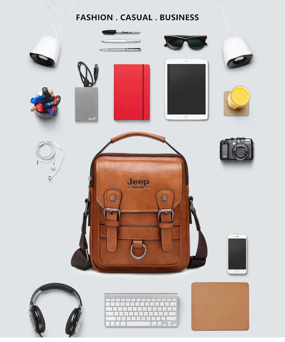 Sac à Dos Business JEEP BULUO — 15,6'', Port USB Charging, Compartiment Isolée, Tactique