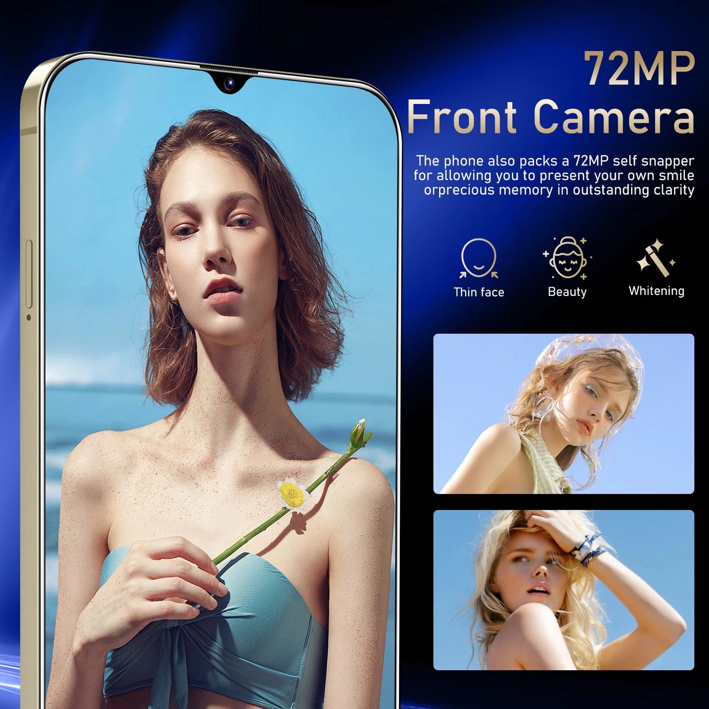 Smartphone S25 Ultra 6,8 Pouces — Écran AMOLED 120Hz, 5G, 16Go RAM, 1To Storage, Double SIM, Charge Rapide 65W