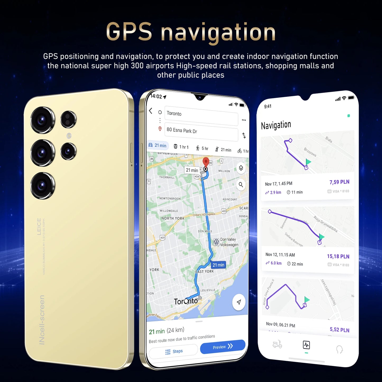 Smartphone S25 Ultra 6,8 Pouces — Écran AMOLED 120Hz, 5G, 16Go RAM, 1To Storage, Double SIM, Charge Rapide 65W