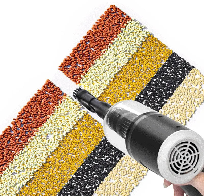 Aspirateur Voiture Sans Fil 9000Pa — Humide et Sec, Rechargeable USB, Mini Portable