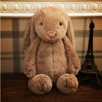 Jouets en peluche personnalisés 40 cm lapin brodé en peluche longue oreille lapin kidsName personnalisé en peluche lapin animaux poupées cadeau d'anniversaire