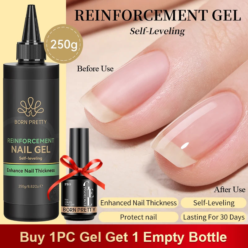 Vernis Semi-Permanent BORN PRETTY — Volume Ultra-Haut, Brillance Salon, Tenue 21 Jours, 12ml