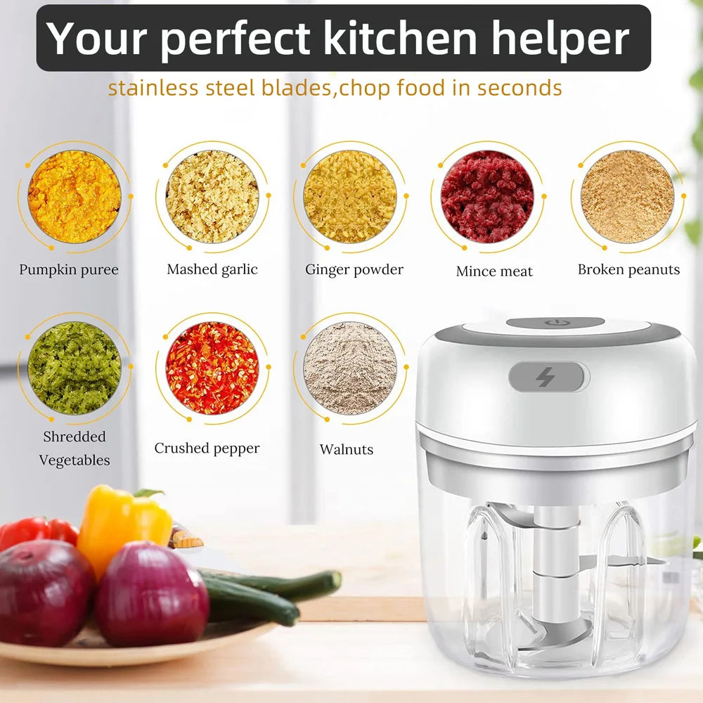 Râpe Légumes 5-en-1 Acier Inox — Tranche, Râpe, Coupe, Épluche, Hache