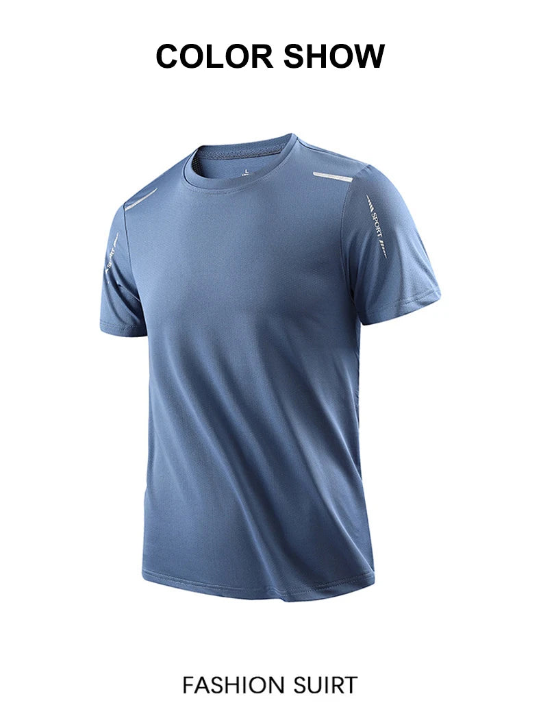 T-shirt Running Homme CHRLCK — Séchage Rapide, Respirant, Sport Outdoor Randonnée