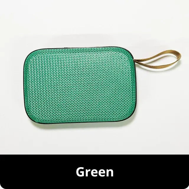Enceinte Portable Bluetooth 5.0 — Son 3D Stereo, Mini & Puissante, Tissu Oxford Extérieur