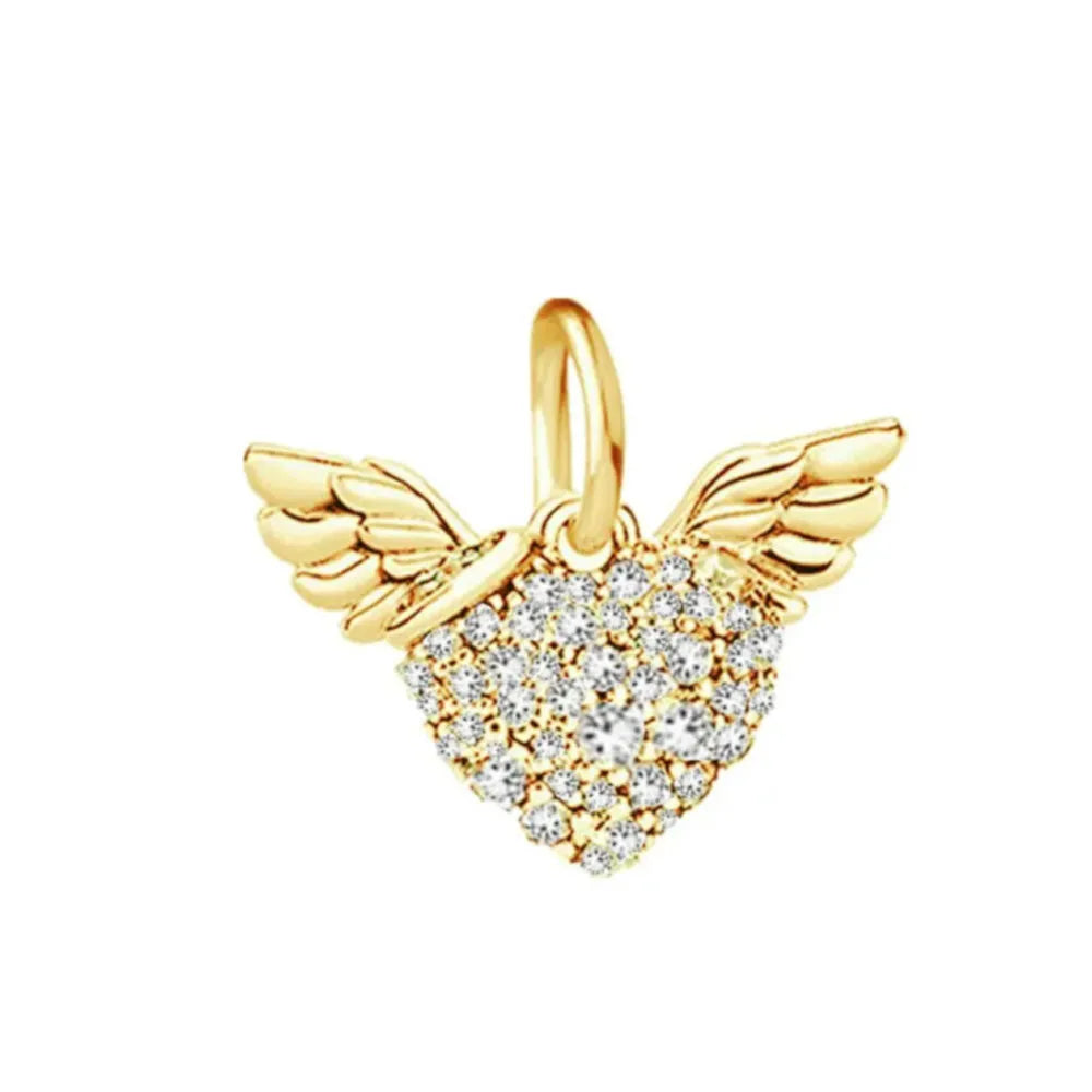 Nœud Argent & Or 925 — Pendentif Vélo en Perles de Rose, Bracelet Artisanal Romantique
