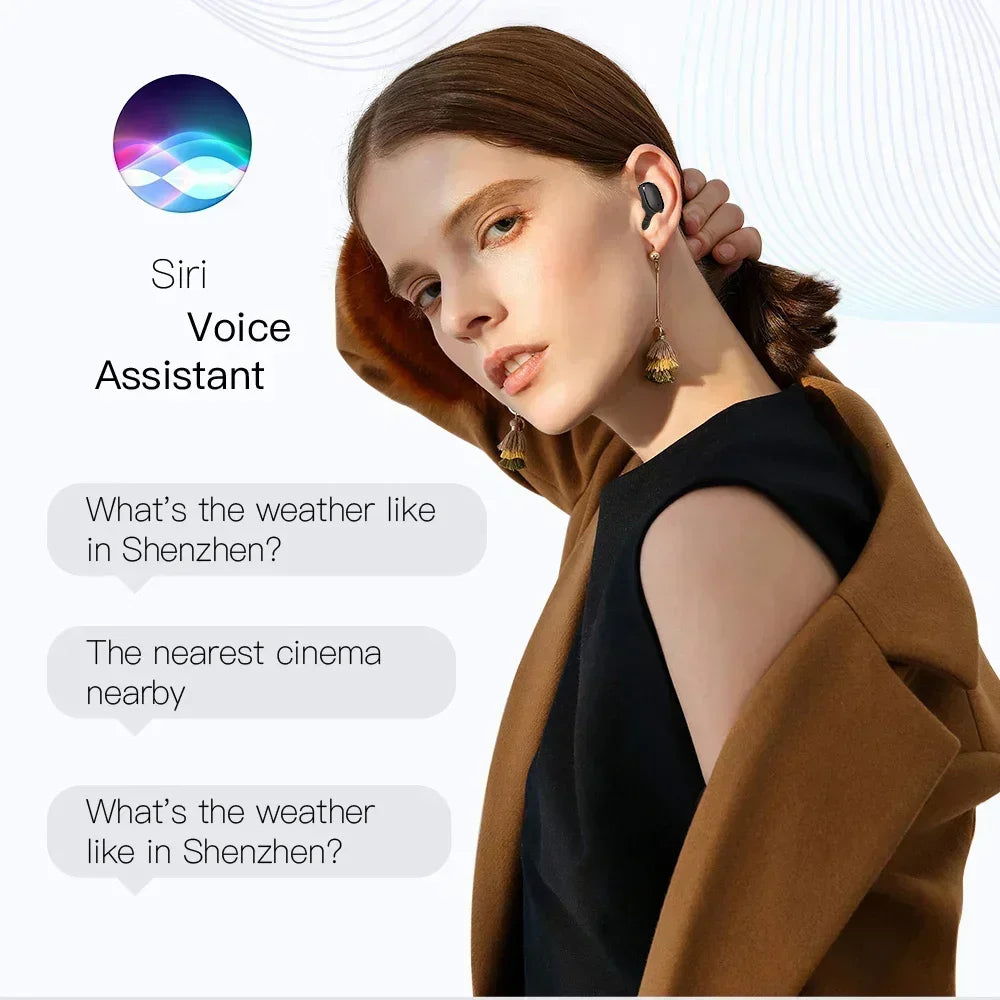 Ecouteurs Bluetooth True Wireless E6S — Reduction de Bruit, Double Appairage, Autonomie 24h