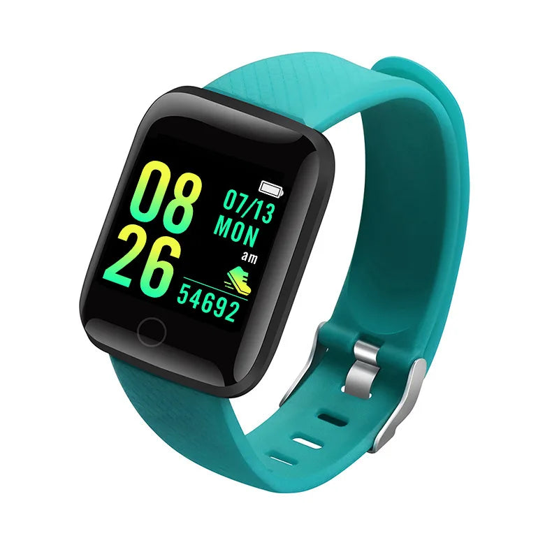 Montre Connectée Homme Femme — Fitness Tracker, Notifications, Étanche IP68, Cadran Tactile
