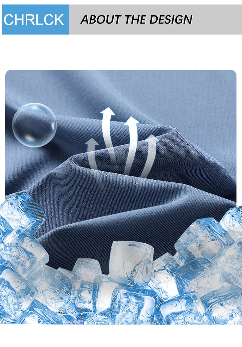 T-shirt Running Homme CHRLCK — Séchage Rapide, Respirant, Sport Outdoor Randonnée
