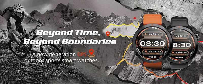 Montre digitale de sport masculin NORTH EDGE — Heures de course, Natation, Militaire, Altimètre, Boussole, Étanche 50m