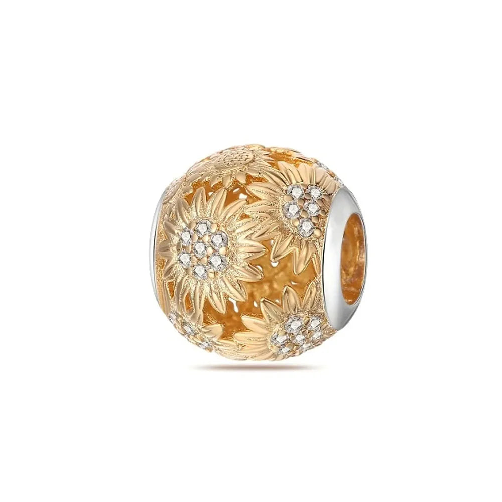 Nœud Argent & Or 925 — Pendentif Vélo en Perles de Rose, Bracelet Artisanal Romantique