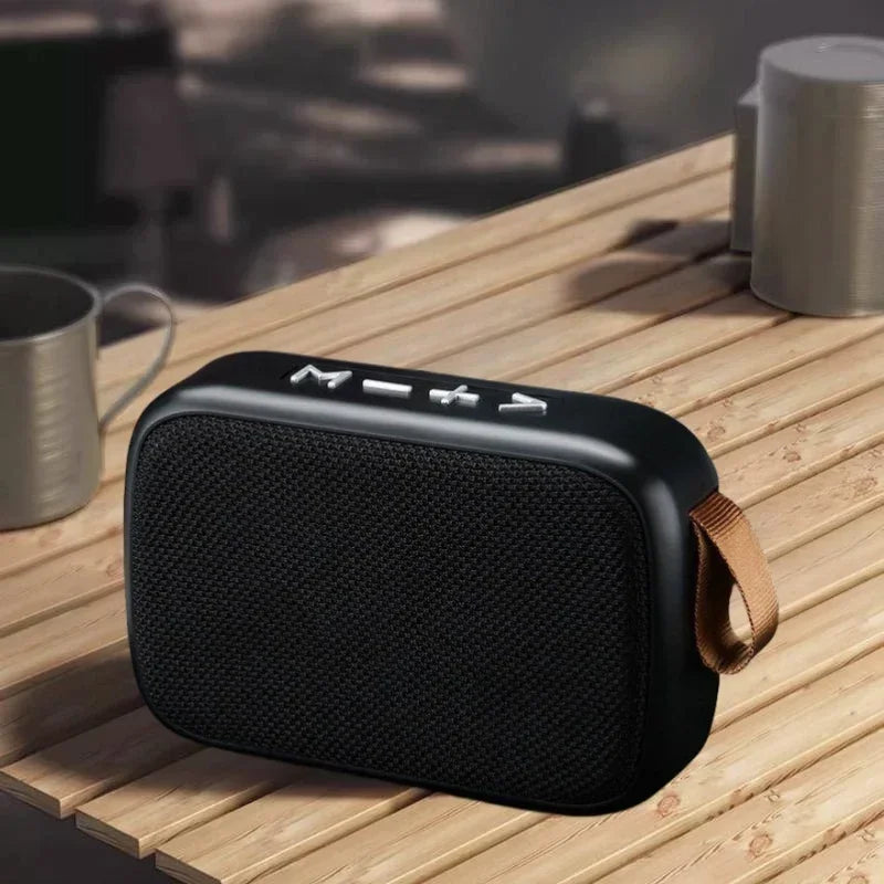 Enceinte Portable Bluetooth 5.0 — Son 3D Stereo, Mini & Puissante, Tissu Oxford Extérieur
