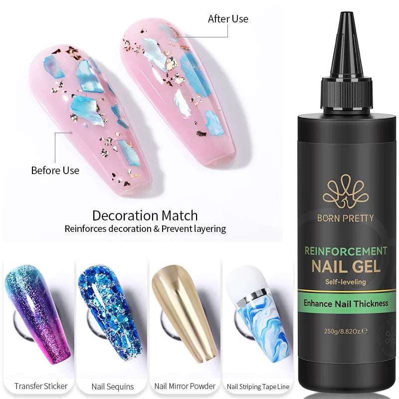 Vernis Semi-Permanent BORN PRETTY — Volume Ultra-Haut, Brillance Salon, Tenue 21 Jours, 12ml