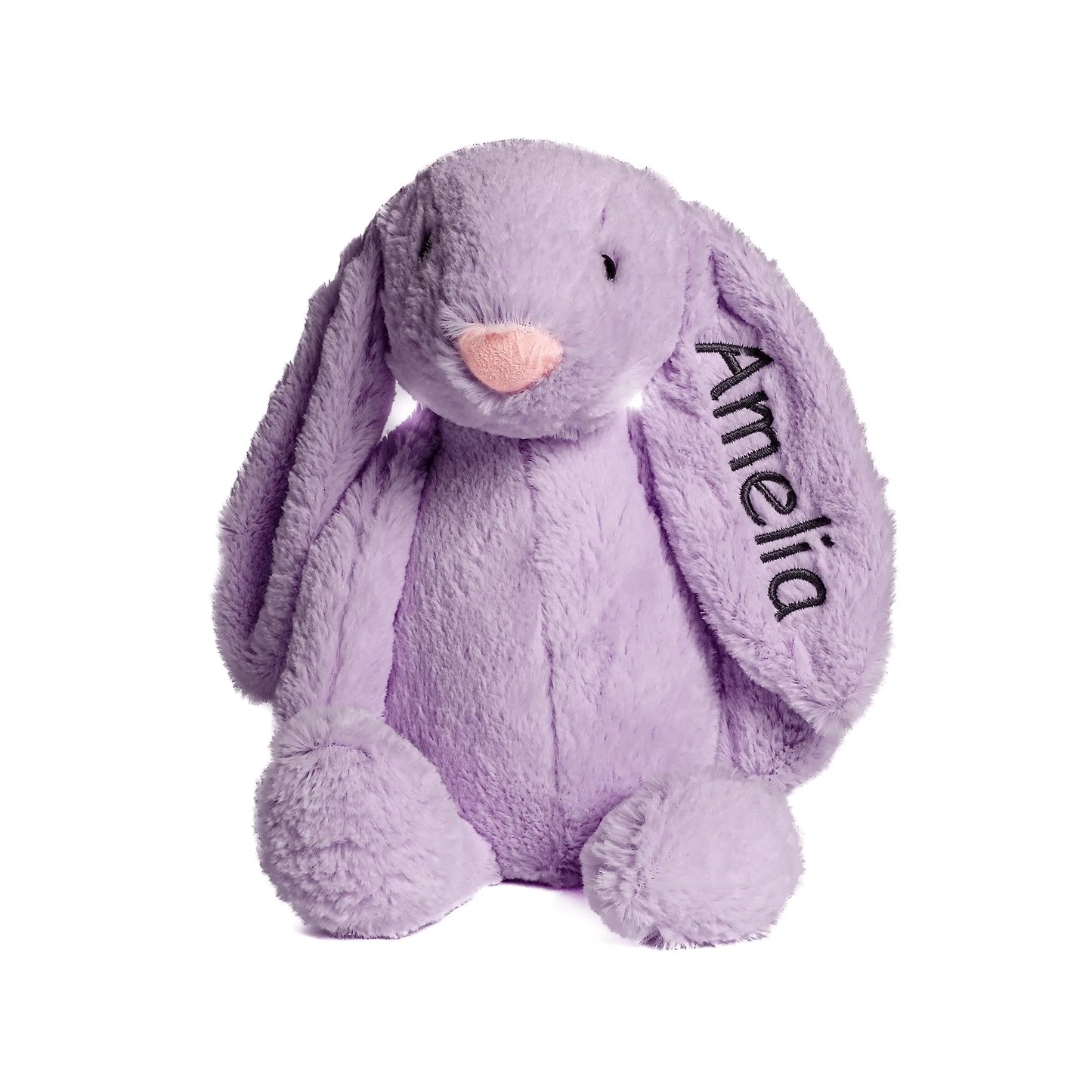 Jouets en peluche personnalisés 40 cm lapin brodé en peluche longue oreille lapin kidsName personnalisé en peluche lapin animaux poupées cadeau d'anniversaire