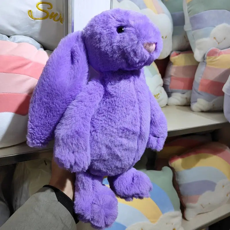 Jouets en peluche personnalisés 40 cm lapin brodé en peluche longue oreille lapin kidsName personnalisé en peluche lapin animaux poupées cadeau d'anniversaire