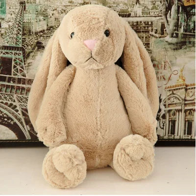 Jouets en peluche personnalisés 40 cm lapin brodé en peluche longue oreille lapin kidsName personnalisé en peluche lapin animaux poupées cadeau d'anniversaire