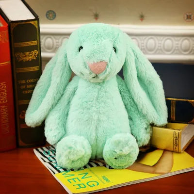 Jouets en peluche personnalisés 40 cm lapin brodé en peluche longue oreille lapin kidsName personnalisé en peluche lapin animaux poupées cadeau d'anniversaire