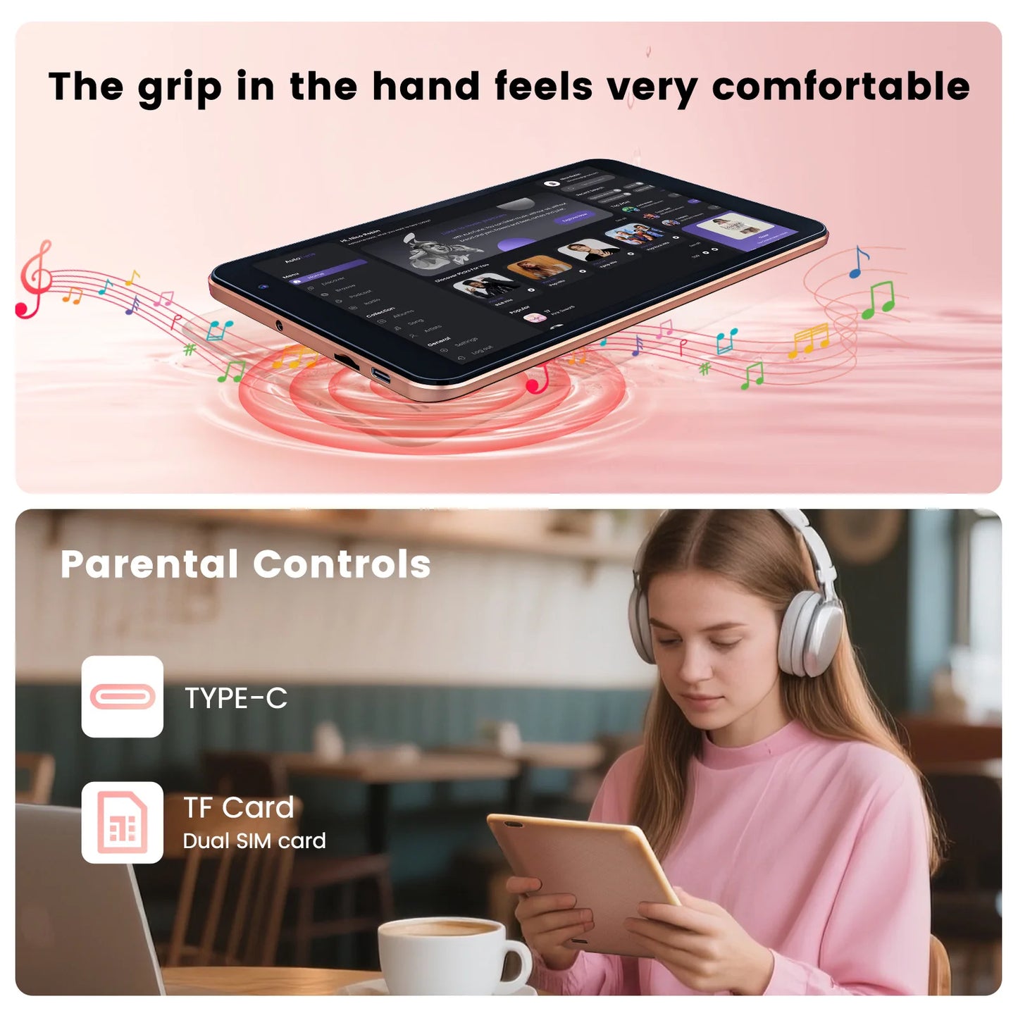 Tablette 8 Pouces Android 11 — IPS 1280×800, 2+16Go, WiFi & Bluetooth, Extensible 512Go