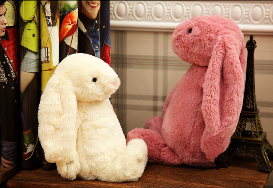 Jouets en peluche personnalisés 40 cm lapin brodé en peluche longue oreille lapin kidsName personnalisé en peluche lapin animaux poupées cadeau d'anniversaire