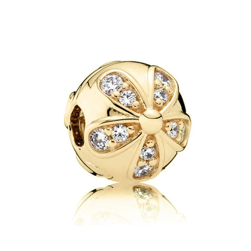 Nœud Argent & Or 925 — Pendentif Vélo en Perles de Rose, Bracelet Artisanal Romantique