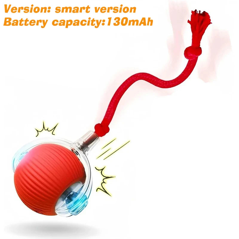 Balle Interactive pour Chien — Roule Seule, 3 Modes de Jeu, Rechargeable USB