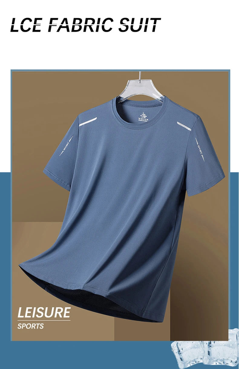 T-shirt Running Homme CHRLCK — Séchage Rapide, Respirant, Sport Outdoor Randonnée