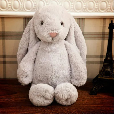 Jouets en peluche personnalisés 40 cm lapin brodé en peluche longue oreille lapin kidsName personnalisé en peluche lapin animaux poupées cadeau d'anniversaire
