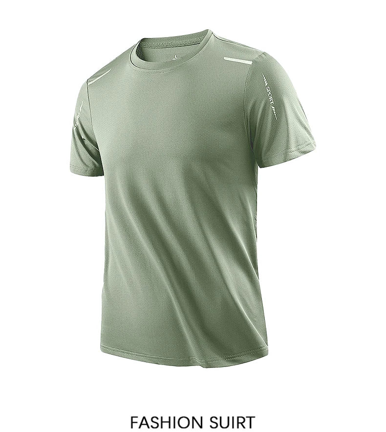 T-shirt Running Homme CHRLCK — Séchage Rapide, Respirant, Sport Outdoor Randonnée