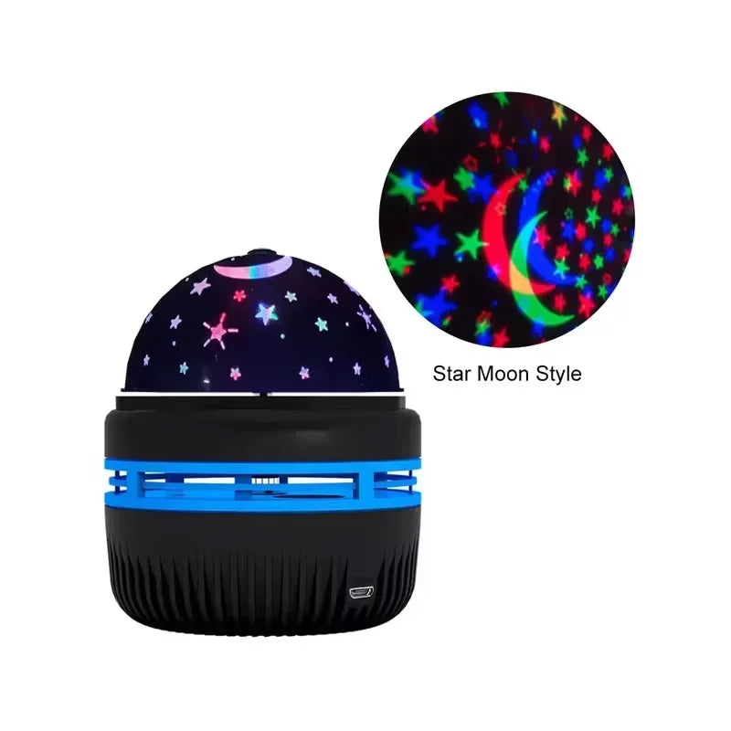 Projecteur LED Ciel Etoilé — Veilleuse Lune et Etoiles RGB, Decor Maison Atmosphere