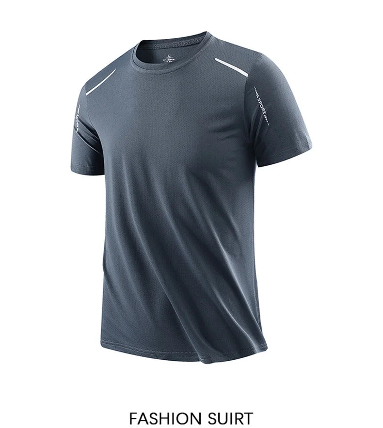 T-shirt Running Homme CHRLCK — Séchage Rapide, Respirant, Sport Outdoor Randonnée