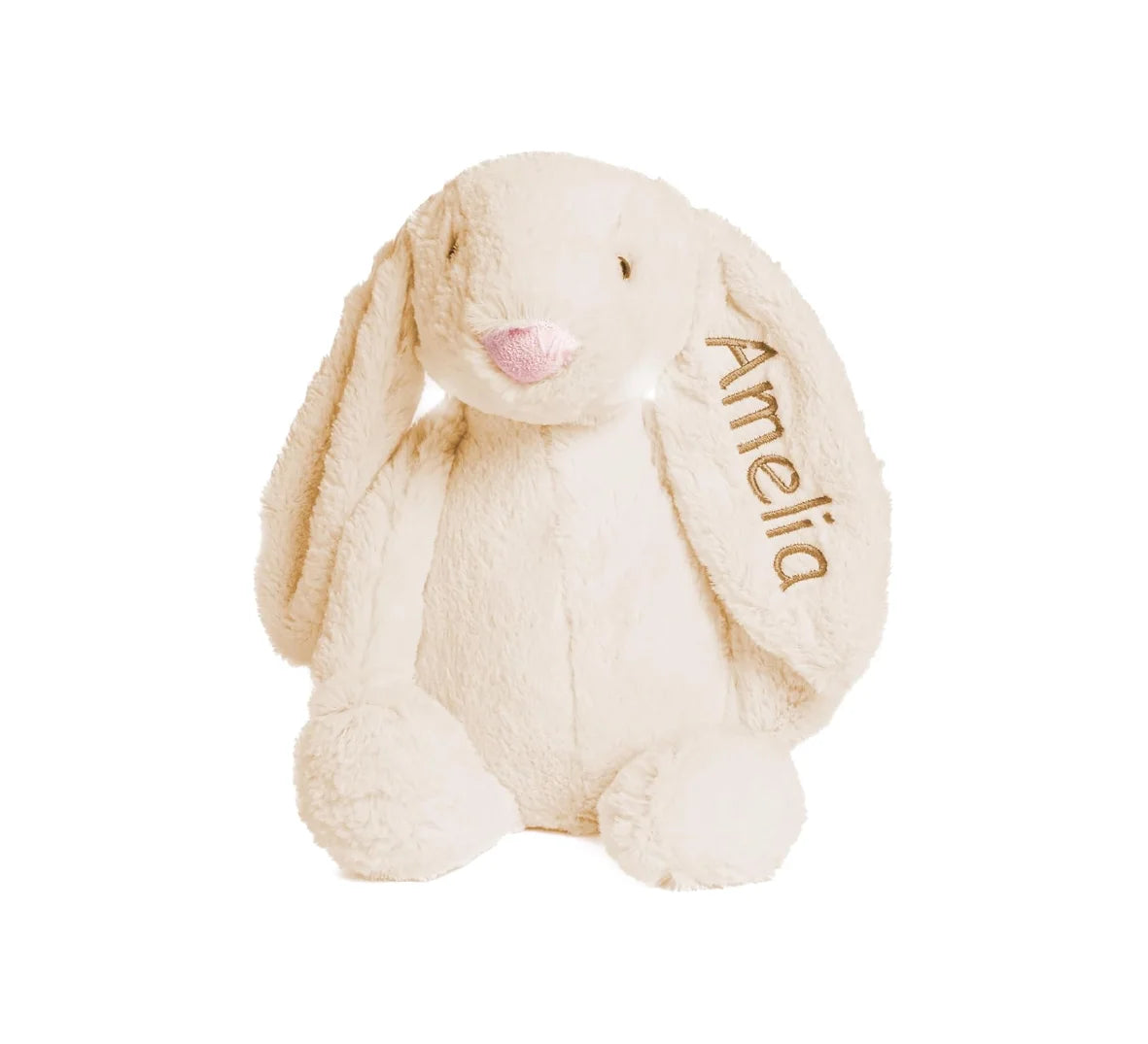 Jouets en peluche personnalisés 40 cm lapin brodé en peluche longue oreille lapin kidsName personnalisé en peluche lapin animaux poupées cadeau d'anniversaire