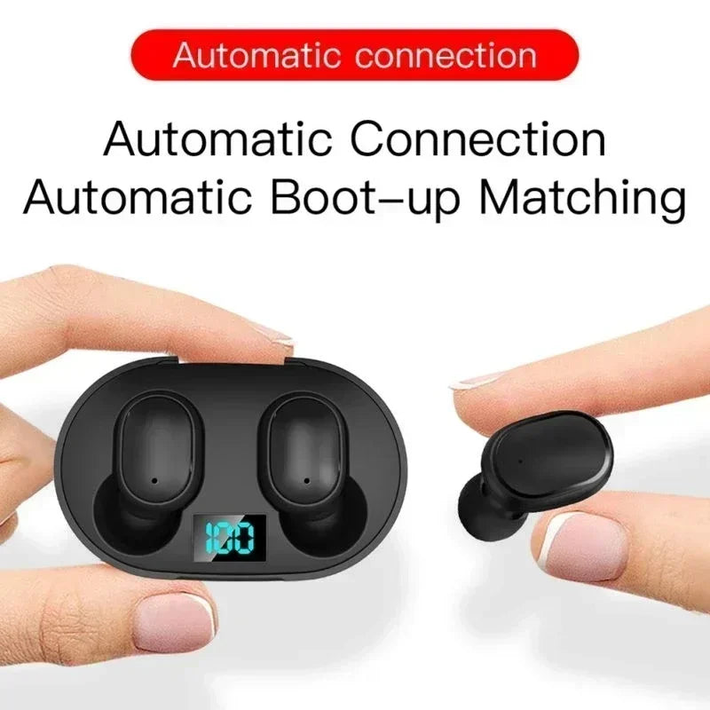 Ecouteurs Bluetooth True Wireless E6S — Reduction de Bruit, Double Appairage, Autonomie 24h