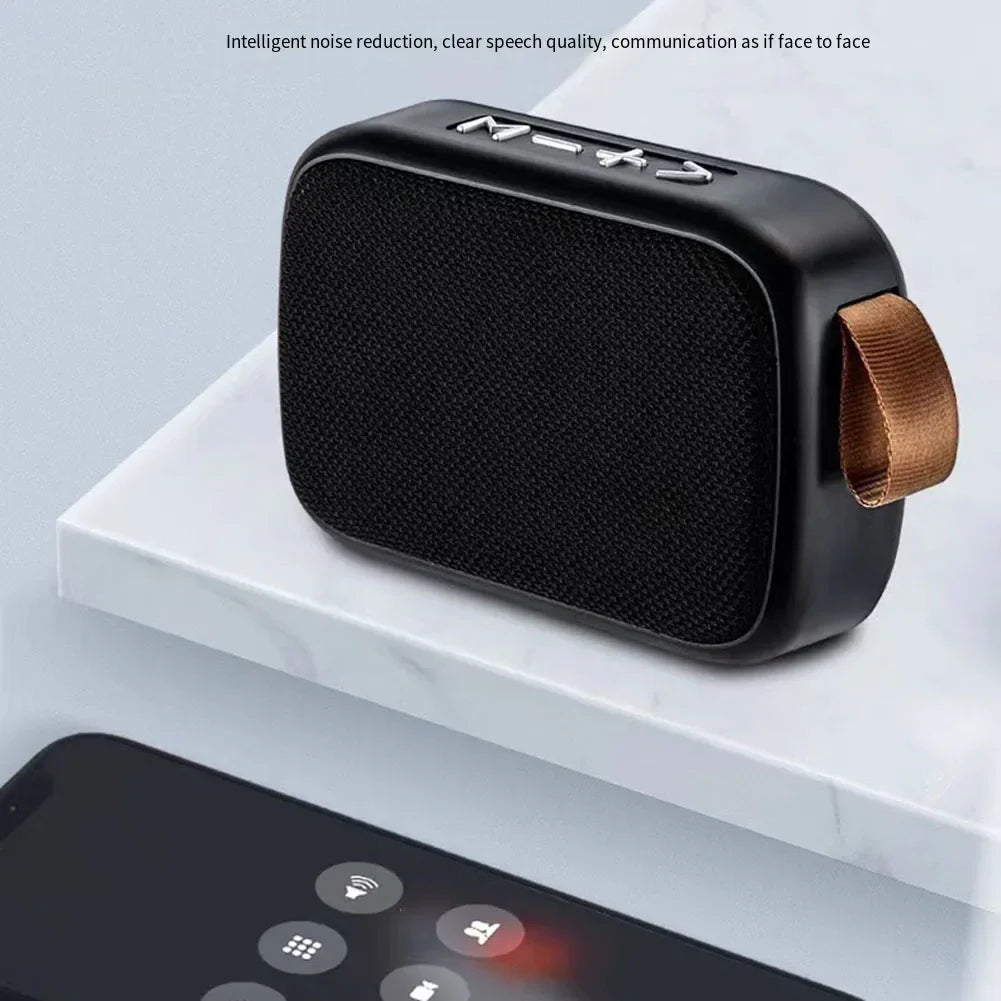 Enceinte Portable Bluetooth 5.0 — Son 3D Stereo, Mini & Puissante, Tissu Oxford Extérieur