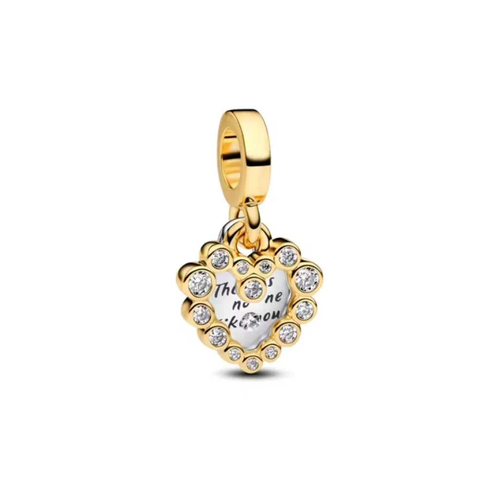 Nœud Argent & Or 925 — Pendentif Vélo en Perles de Rose, Bracelet Artisanal Romantique