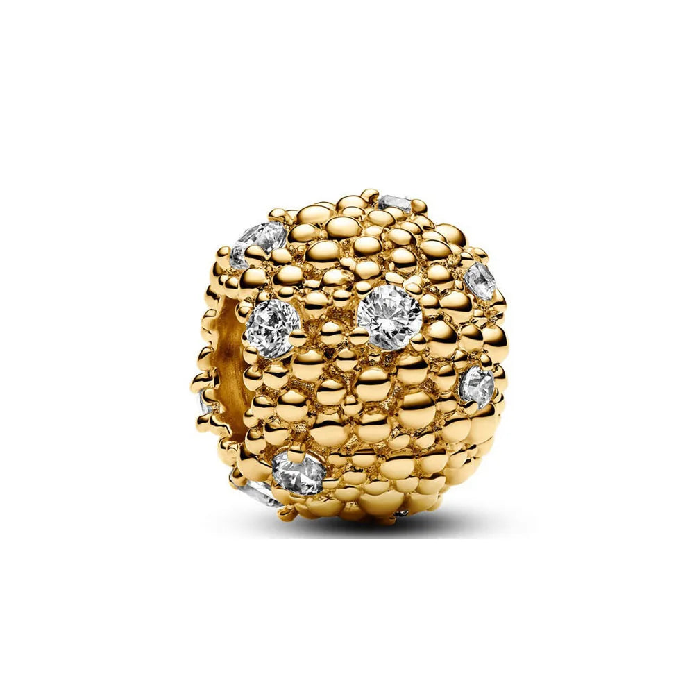 Nœud Argent & Or 925 — Pendentif Vélo en Perles de Rose, Bracelet Artisanal Romantique