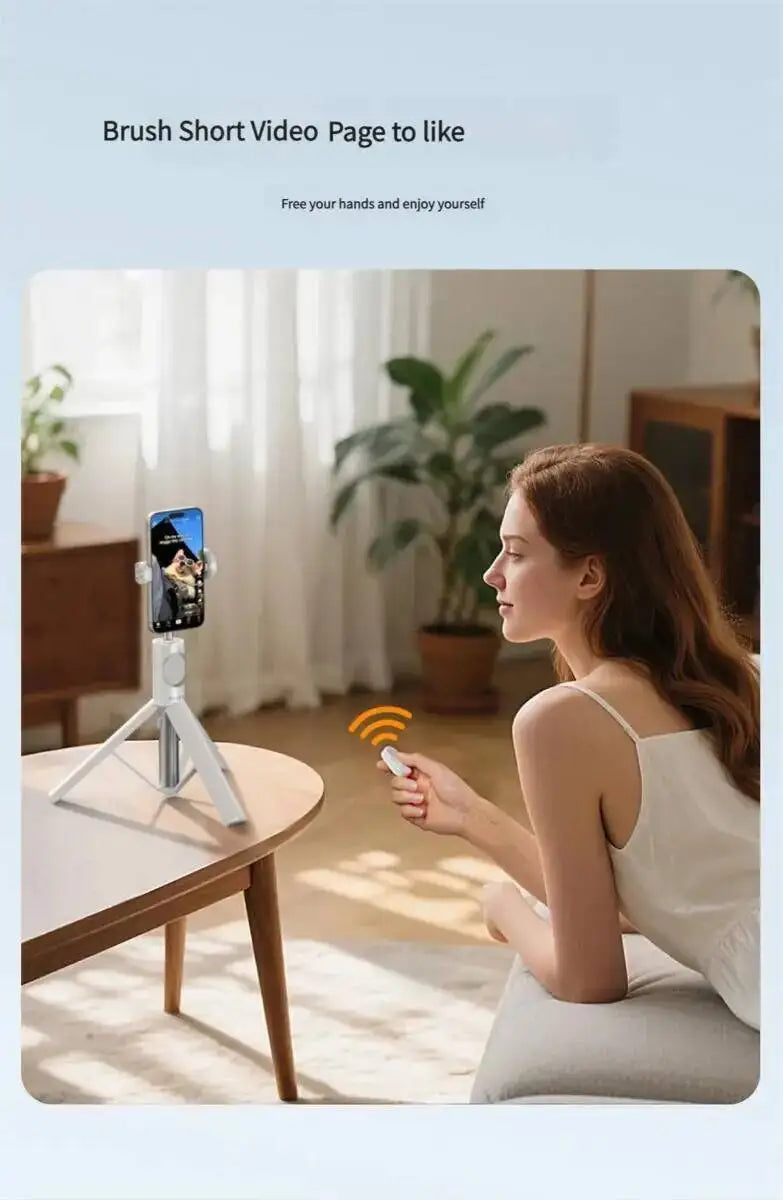 Déclencheur Bluetooth Selfie — Télécommande Photo Sans Fil, Compatible TikTok
