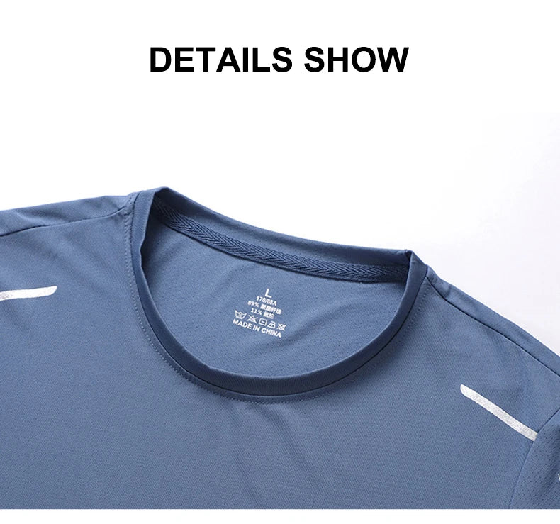 T-shirt Running Homme CHRLCK — Séchage Rapide, Respirant, Sport Outdoor Randonnée