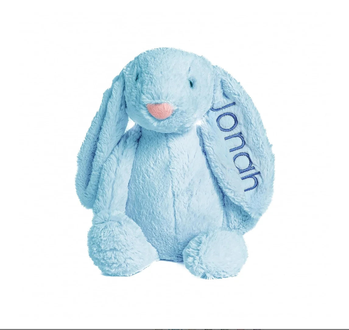 Jouets en peluche personnalisés 40 cm lapin brodé en peluche longue oreille lapin kidsName personnalisé en peluche lapin animaux poupées cadeau d'anniversaire