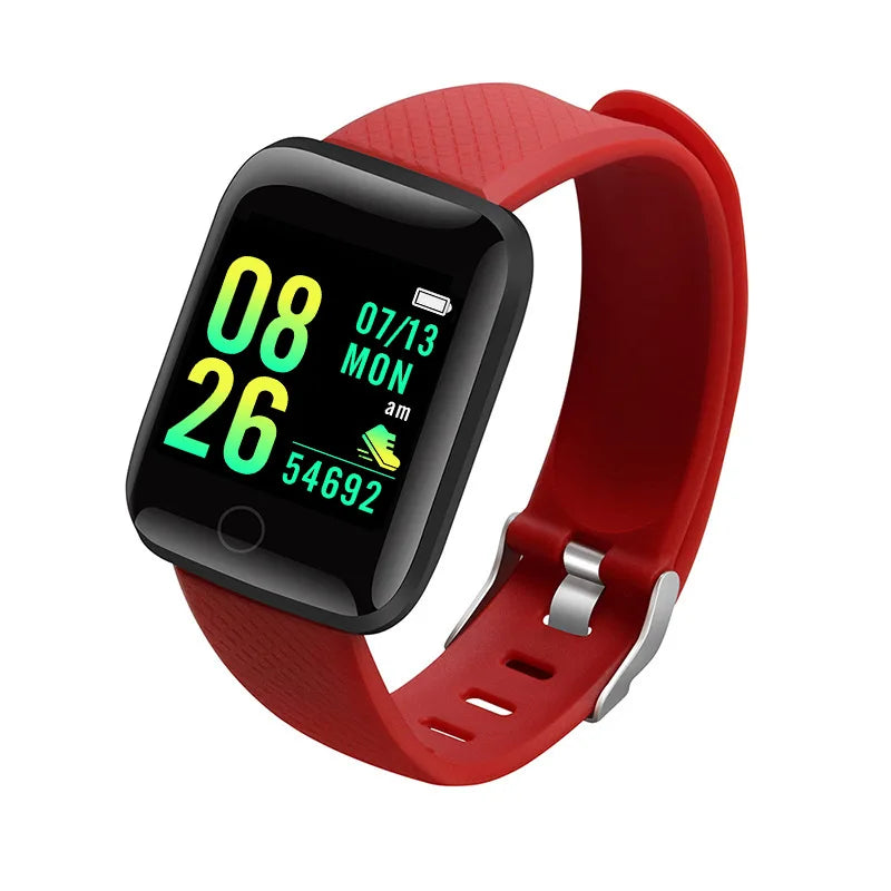Montre Connectée Homme Femme — Fitness Tracker, Notifications, Étanche IP68, Cadran Tactile
