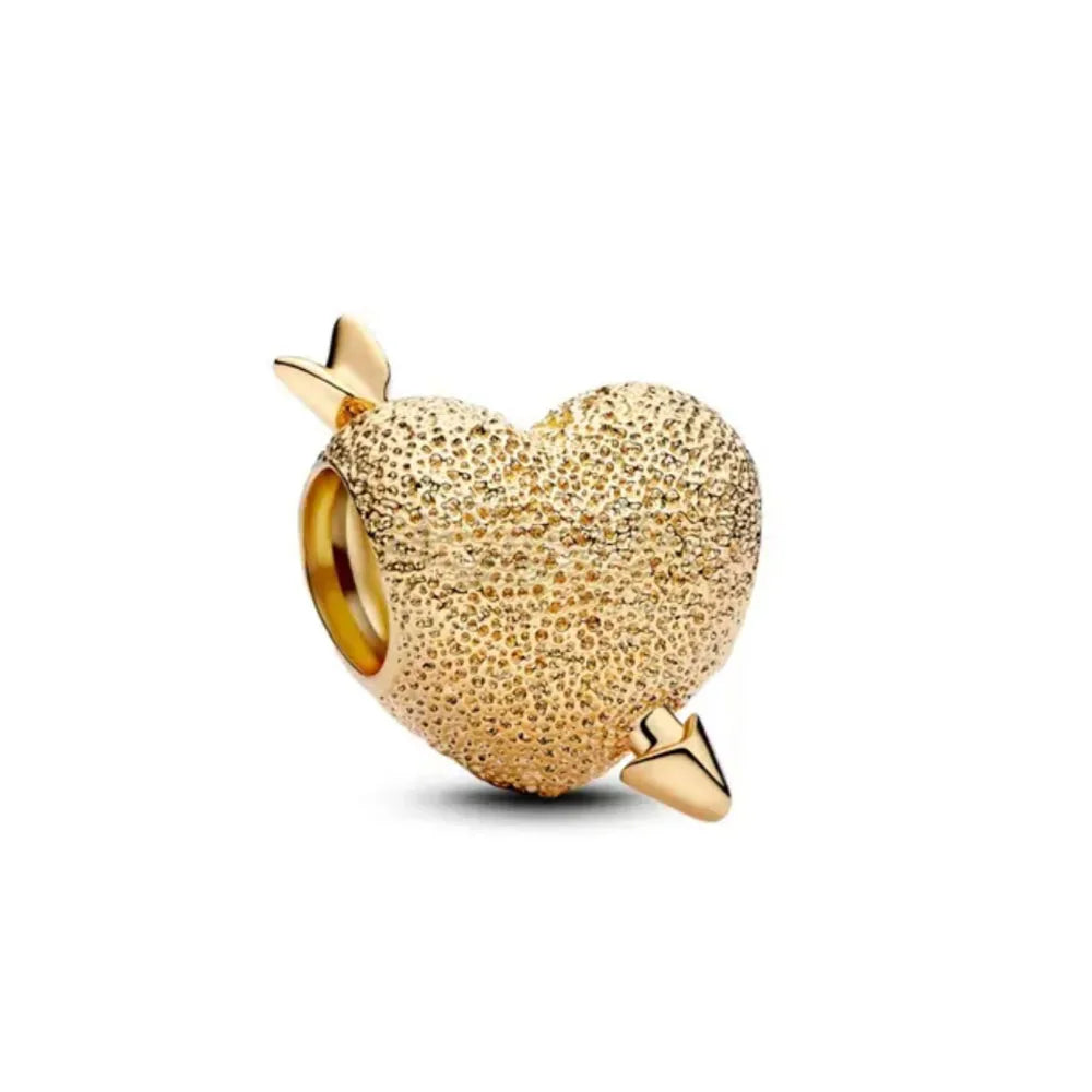 Nœud Argent & Or 925 — Pendentif Vélo en Perles de Rose, Bracelet Artisanal Romantique