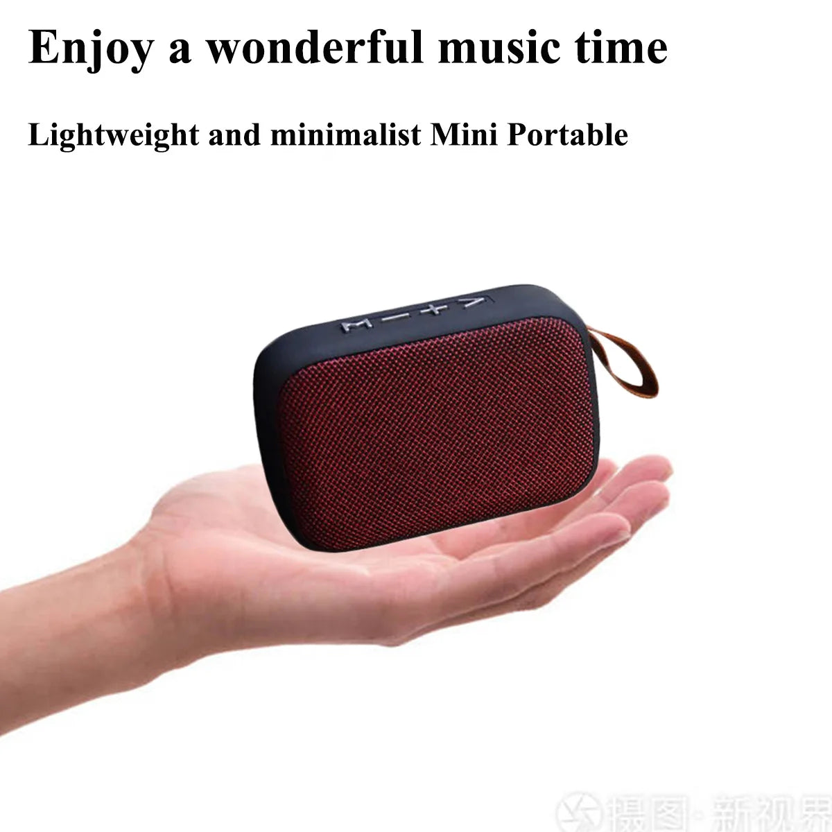Enceinte Portable Bluetooth 5.0 — Son 3D Stereo, Mini & Puissante, Tissu Oxford Extérieur