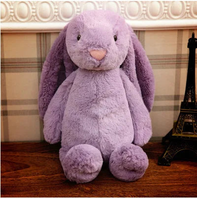 Jouets en peluche personnalisés 40 cm lapin brodé en peluche longue oreille lapin kidsName personnalisé en peluche lapin animaux poupées cadeau d'anniversaire